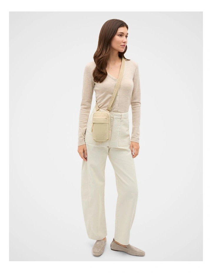On The Go Crossbody Bag in Cashew Cream image 2