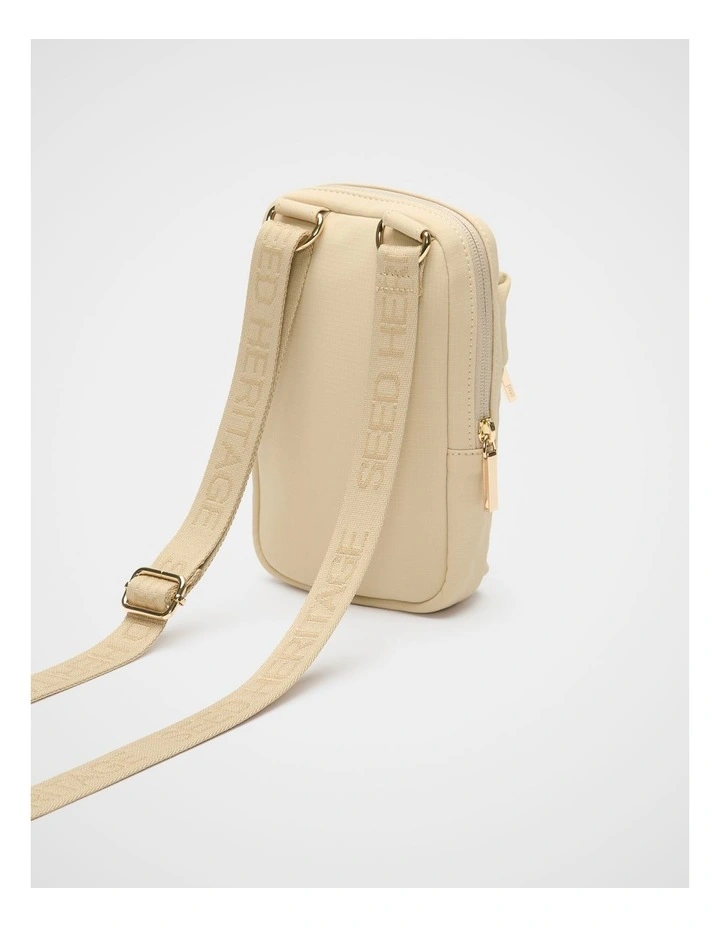 On The Go Crossbody Bag in Cashew Cream image 3