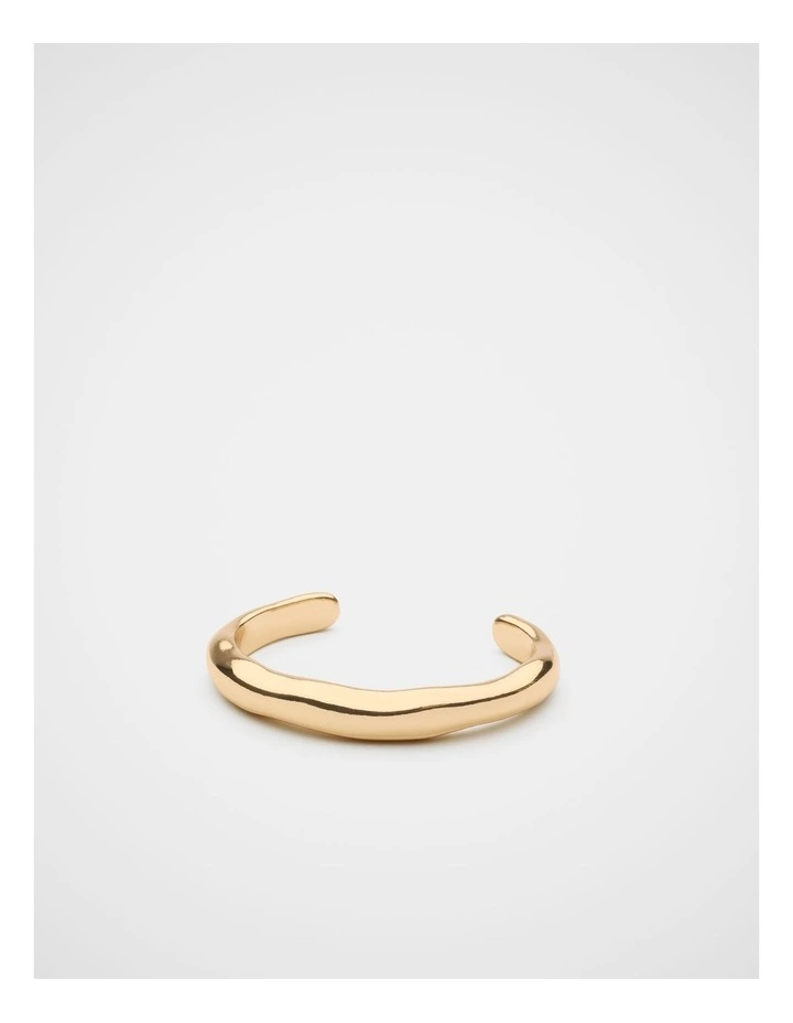 Sculptural Cuff in Gold image 1