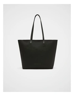 Knitted Carry All Tote in Black