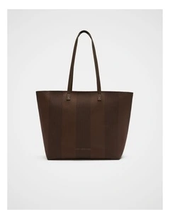 Knitted Carry All Tote in Chestnut