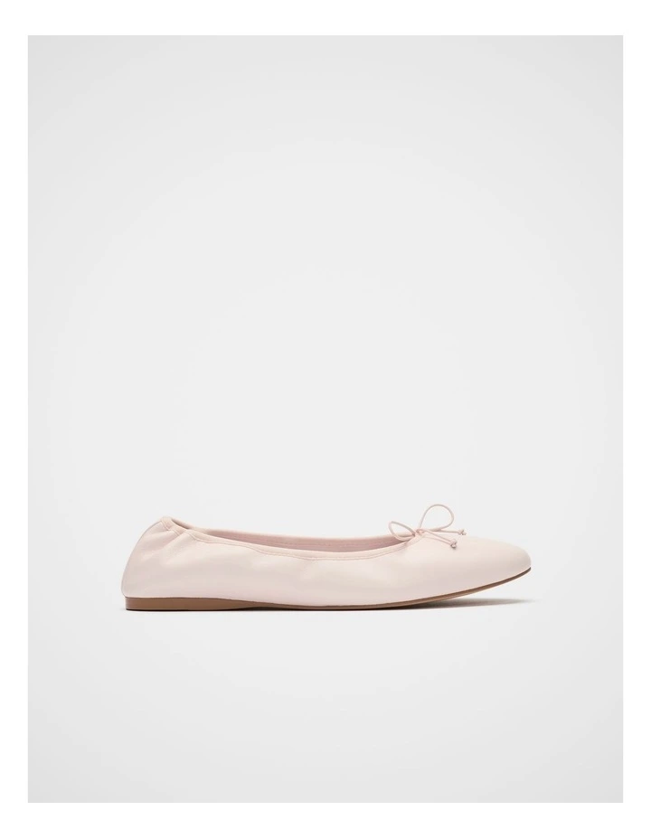 Rae Elasticated Ballet Flat in Primrose image 1