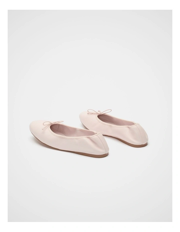 Rae Elasticated Ballet Flat in Primrose image 4