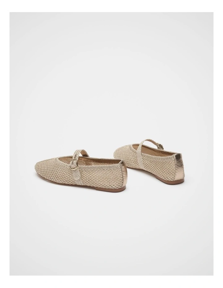 Mara Crochet Ballet Flat in Primrose image 4