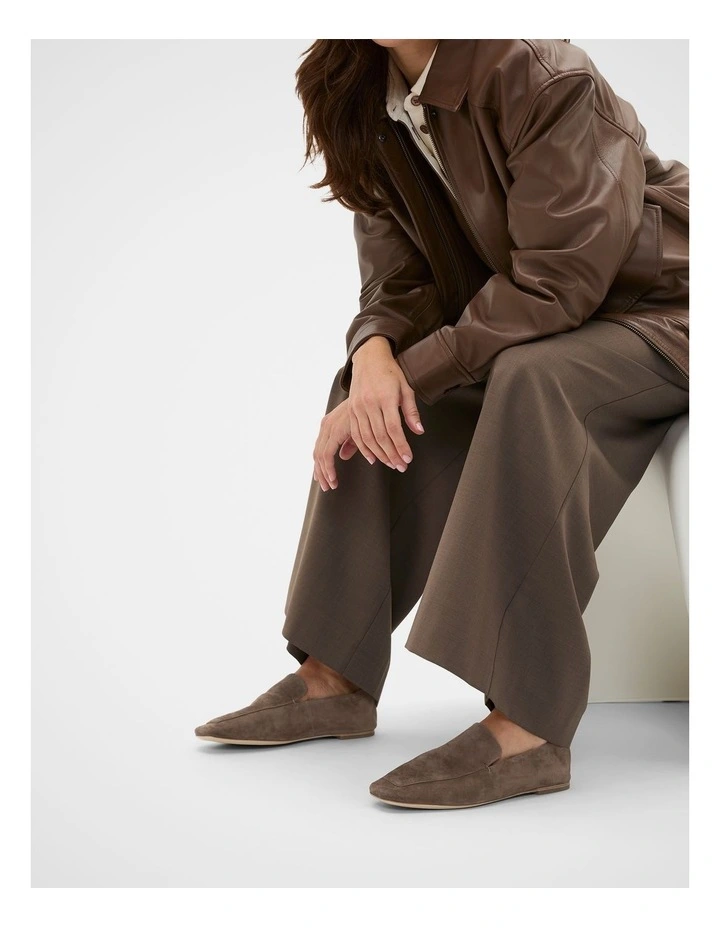 Claire Loafer in Chestnut Suede image 2