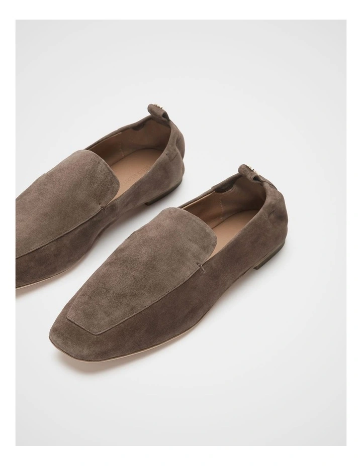 Claire Loafer in Chestnut Suede image 3