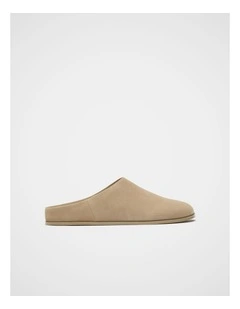 Hunter Mule in Cashew Suede