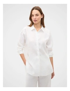 Core Linen Oversized Shirt