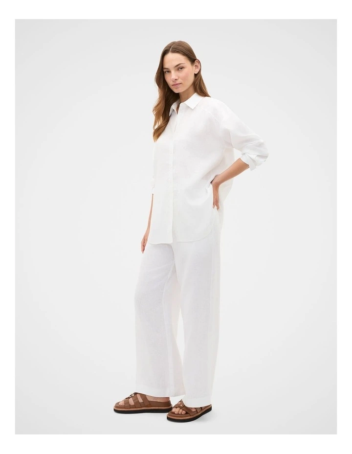 Core Linen Oversized Shirt image 3