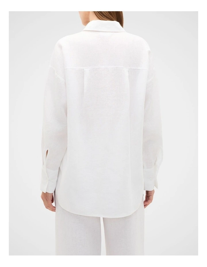 Core Linen Oversized Shirt image 4