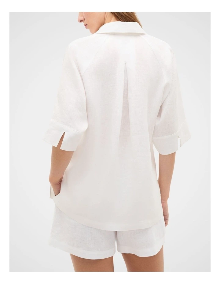 Core Linen Half Placket Popover image 3