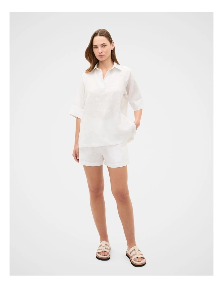 Core Linen Half Placket Popover image 4