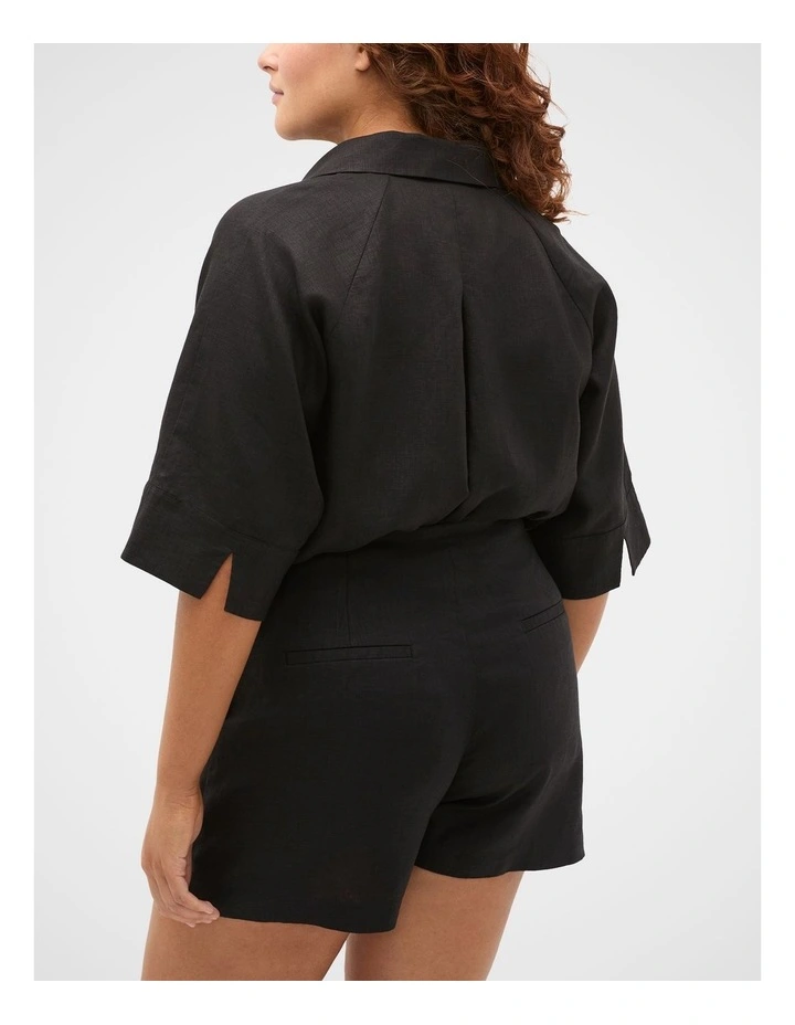 Core Linen Half Placket Popover image 6