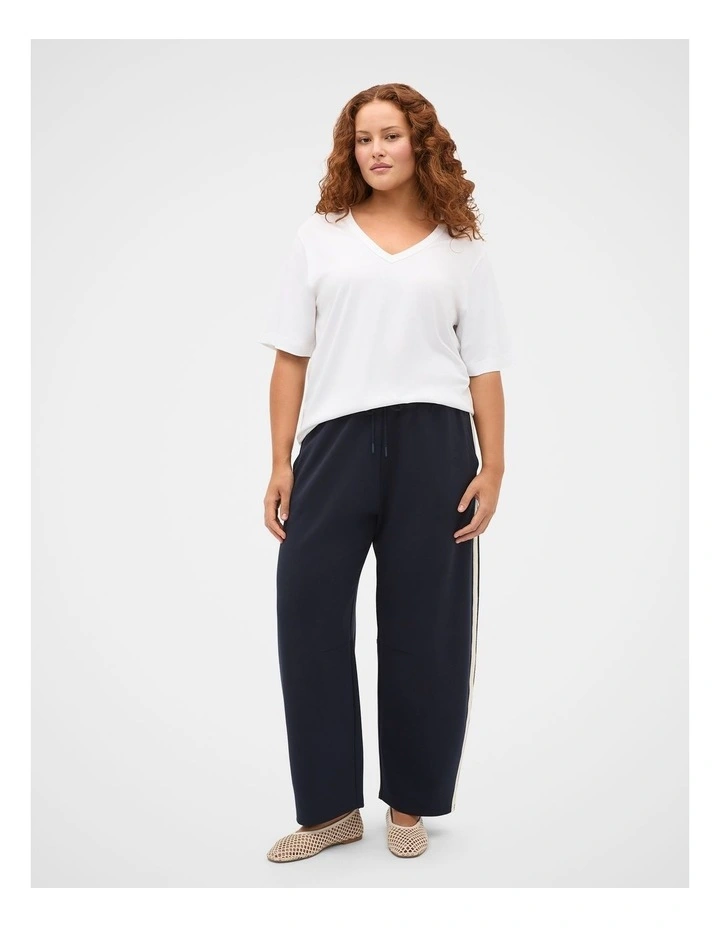 Cotton V Neck Relaxed Tee image 5