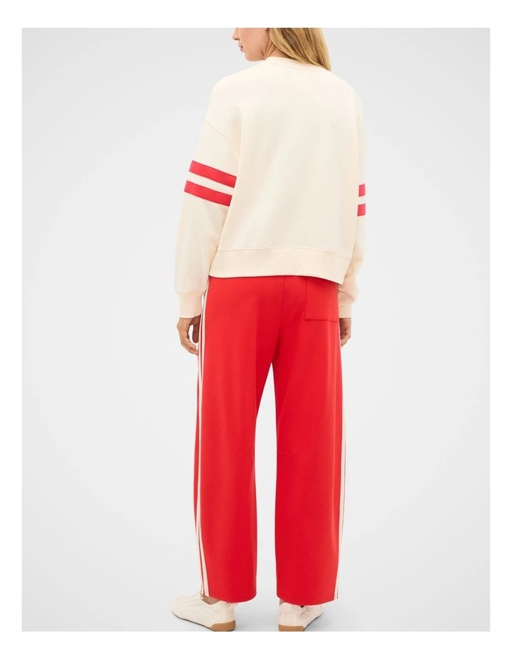 Contrast Detail Crew Neck Sweat image 2