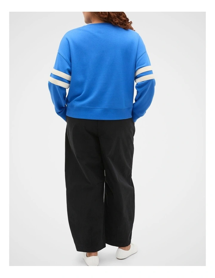Contrast Detail Crew Neck Sweat image 6
