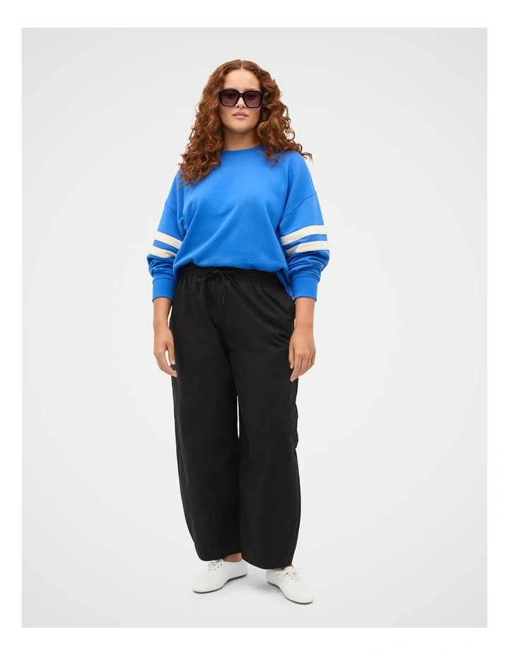 Contrast Detail Crew Neck Sweat image 7