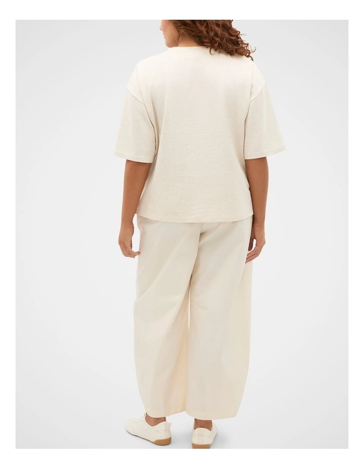 Rib Oversized Tee image 3
