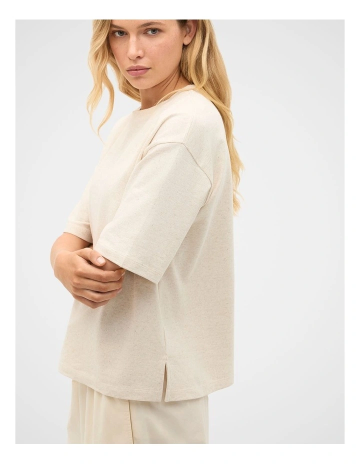 Rib Oversized Tee image 7