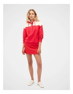 Brushed Terry Contrast Detail Sweat
