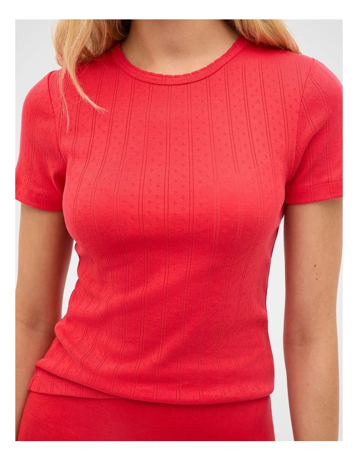 Pointelle Neat Tee image 2
