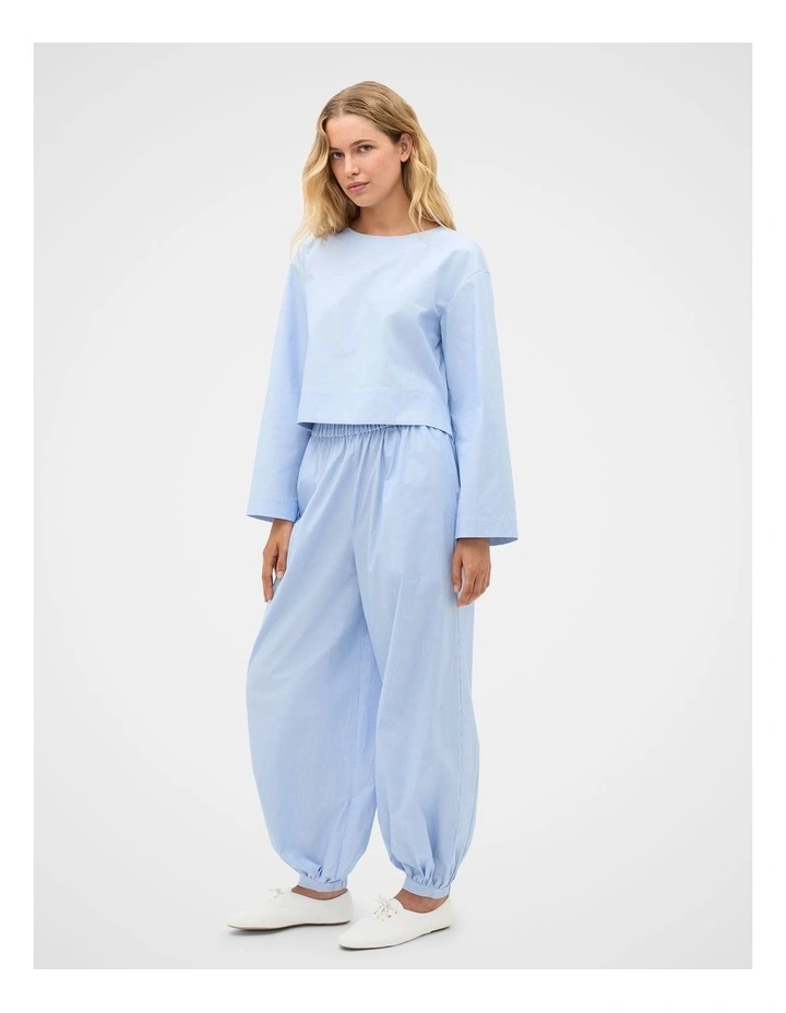 Poplin Stripe Pant image 3