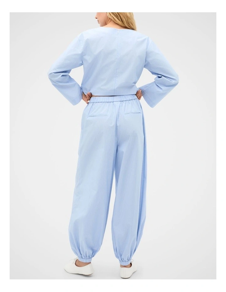 Poplin Stripe Pant image 4