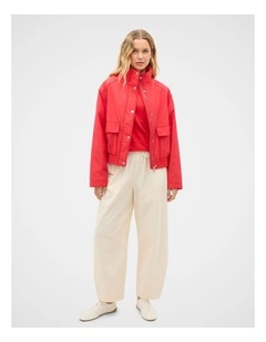 Relaxed Bomber Jacket