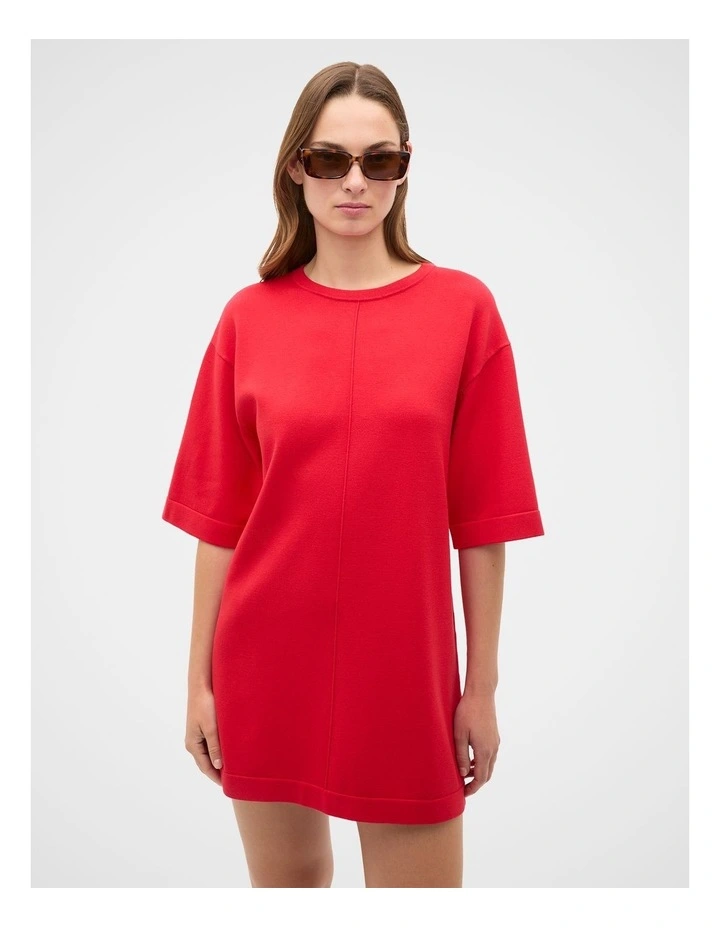 Knitted Relaxed Tee Dress image 1