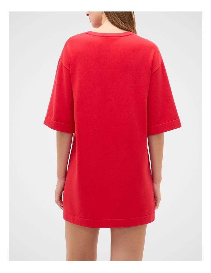 Knitted Relaxed Tee Dress image 2