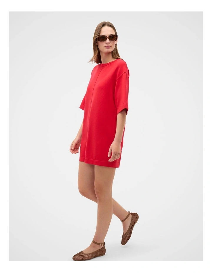 Knitted Relaxed Tee Dress image 3