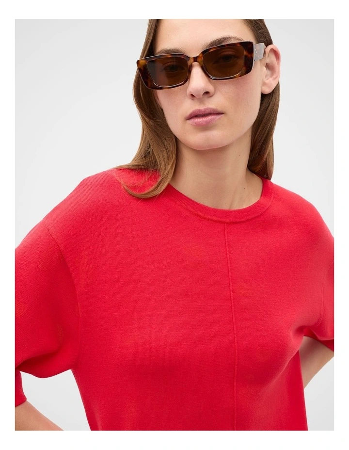 Knitted Relaxed Tee Dress image 4