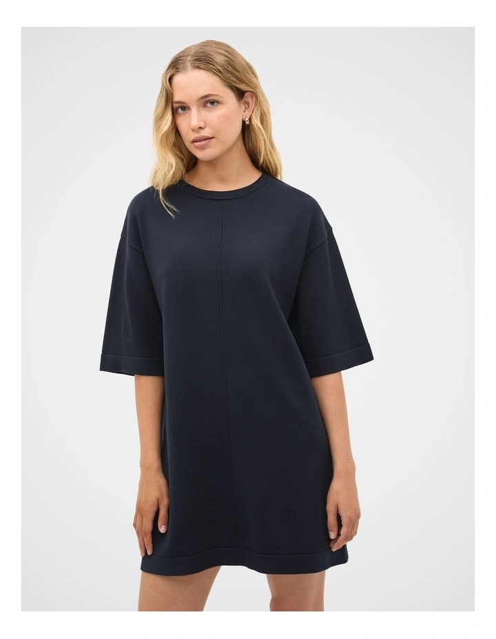 Knitted Relaxed Tee Dress image 1