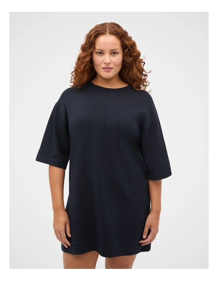 Knitted Relaxed Tee Dress image 5