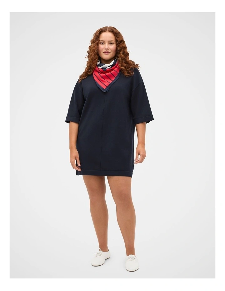 Knitted Relaxed Tee Dress image 7