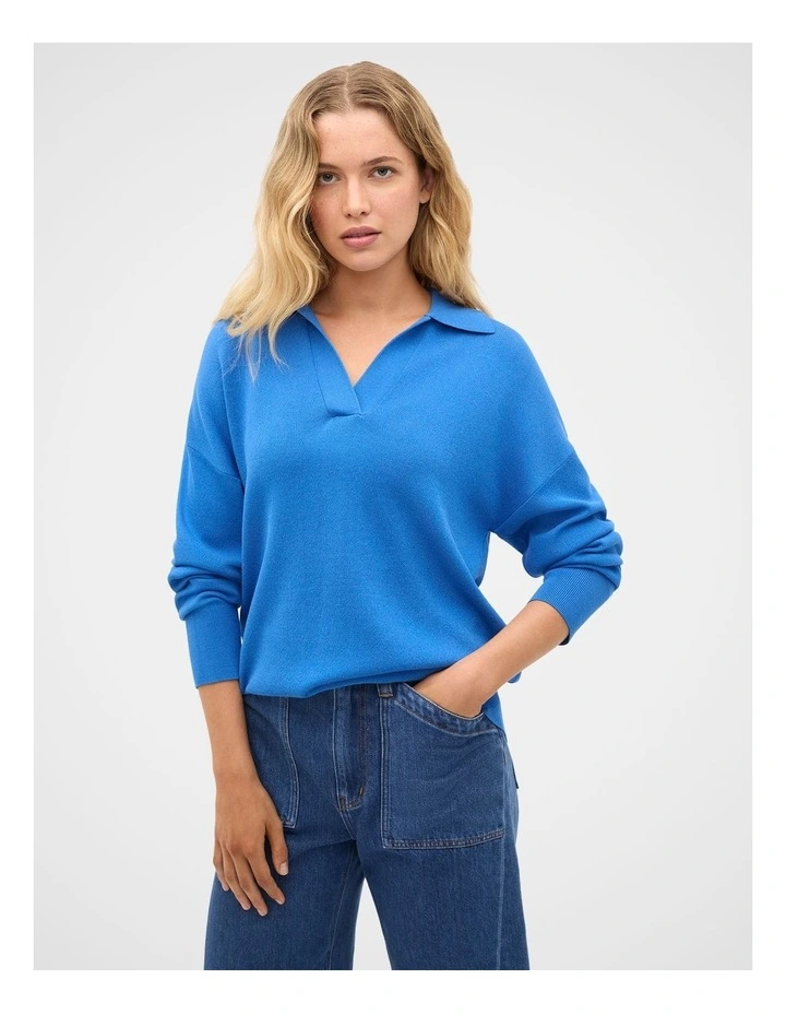 Relaxed Polo Knit image 2
