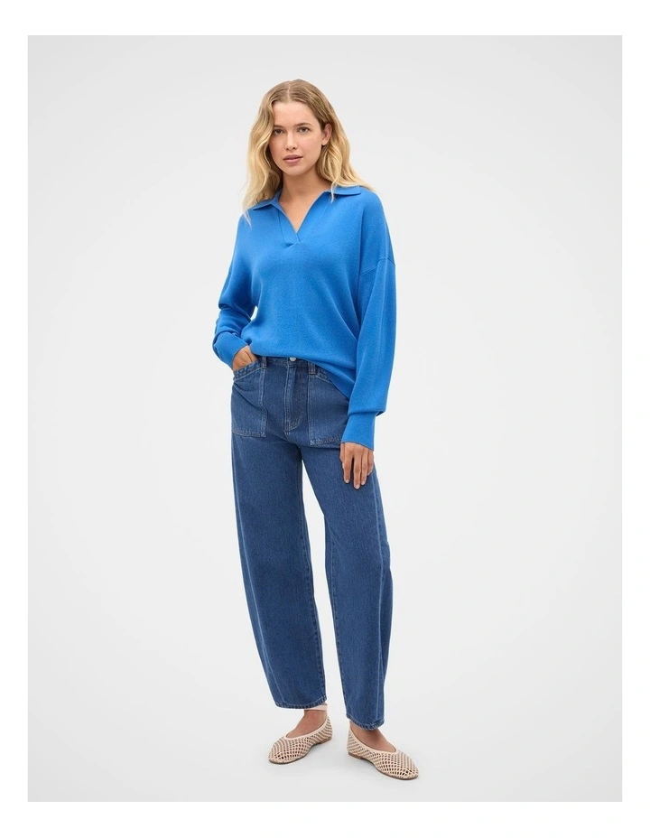 Relaxed Polo Knit image 4