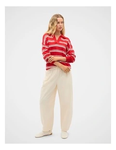 Relaxed Polo Knit