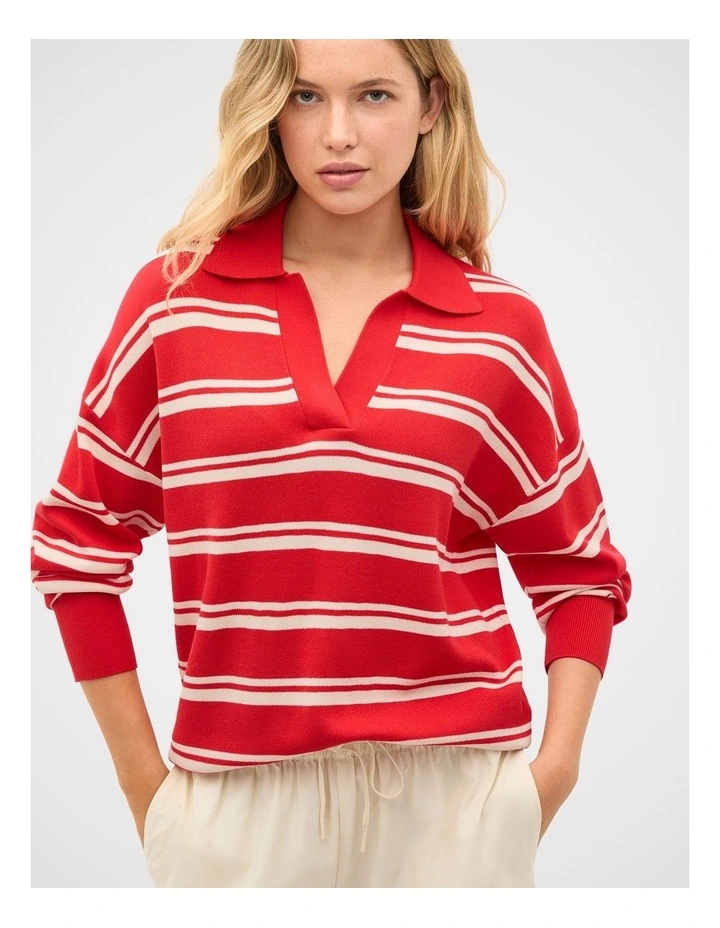 Relaxed Polo Knit image 2