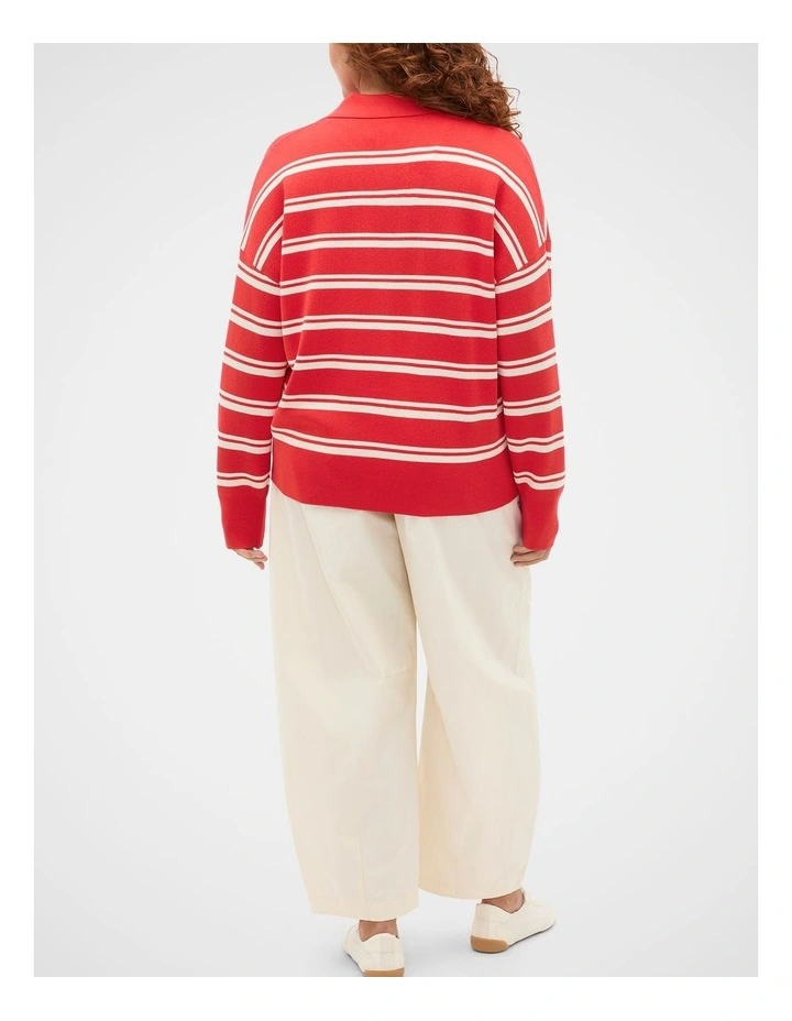 Relaxed Polo Knit image 7