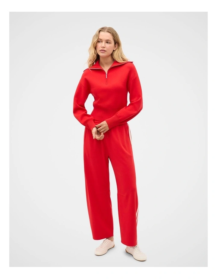 Double Knit Crop Zip Through image 1