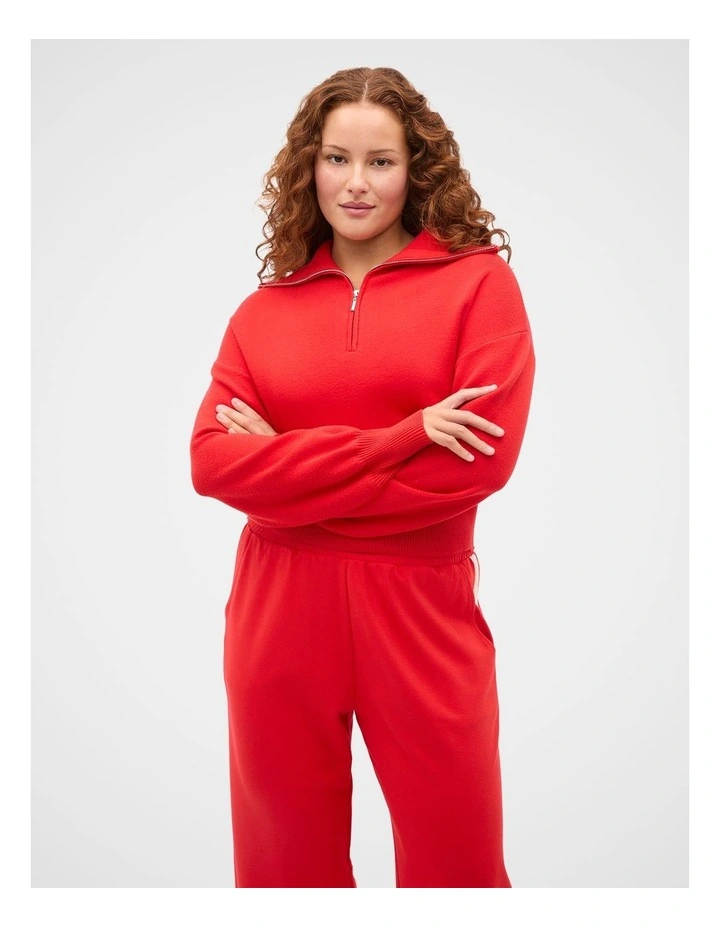 Double Knit Crop Zip Through image 5