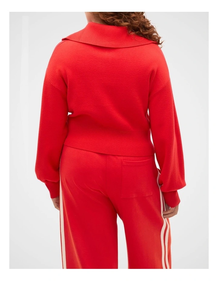 Double Knit Crop Zip Through image 6