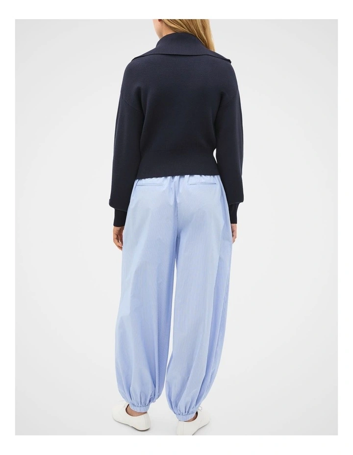 Double Knit Crop Zip Through image 2