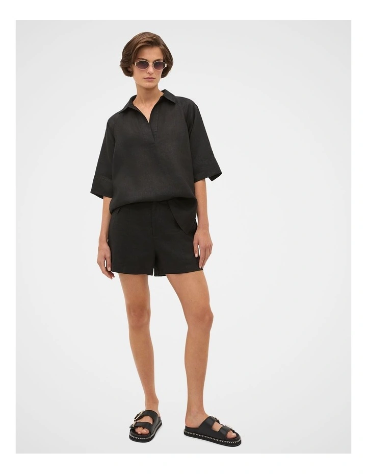 Core Linen High Rise Short image 1