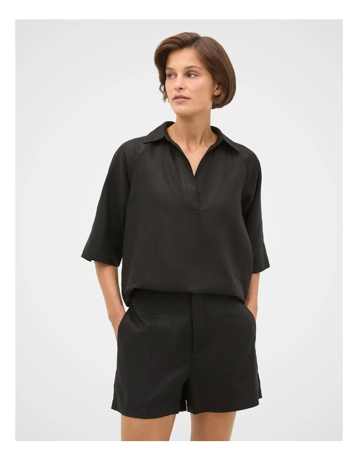 Core Linen High Rise Short image 3