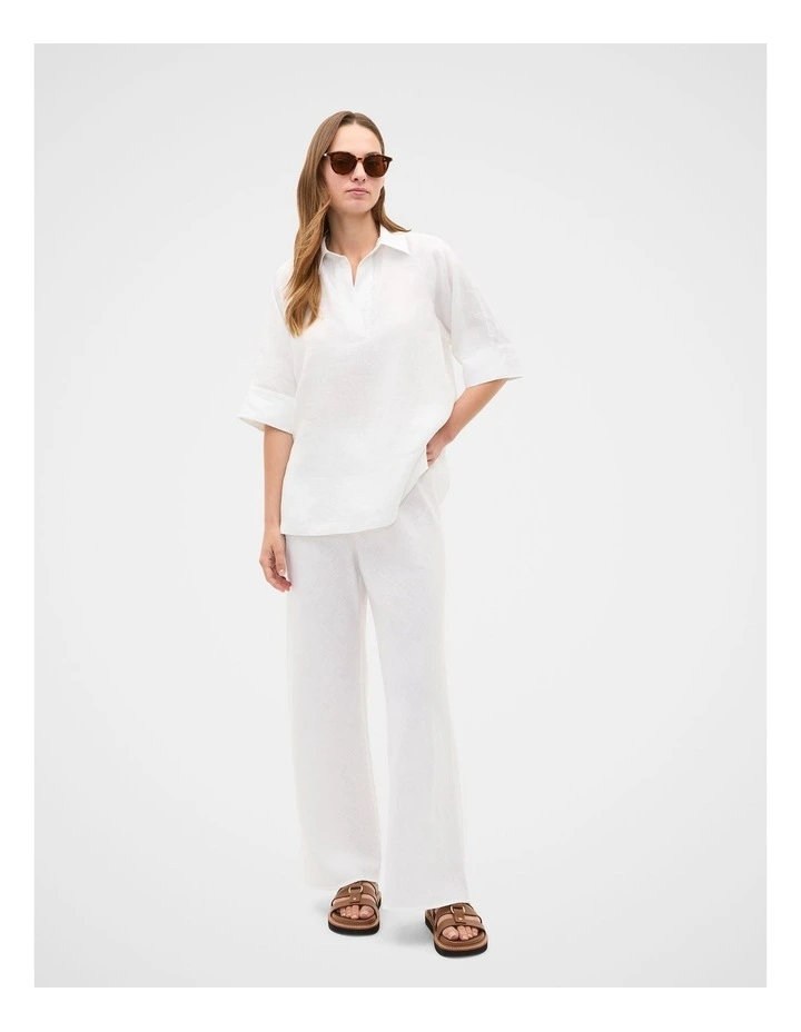 Core Linen Easy Wide Leg Pant image 1