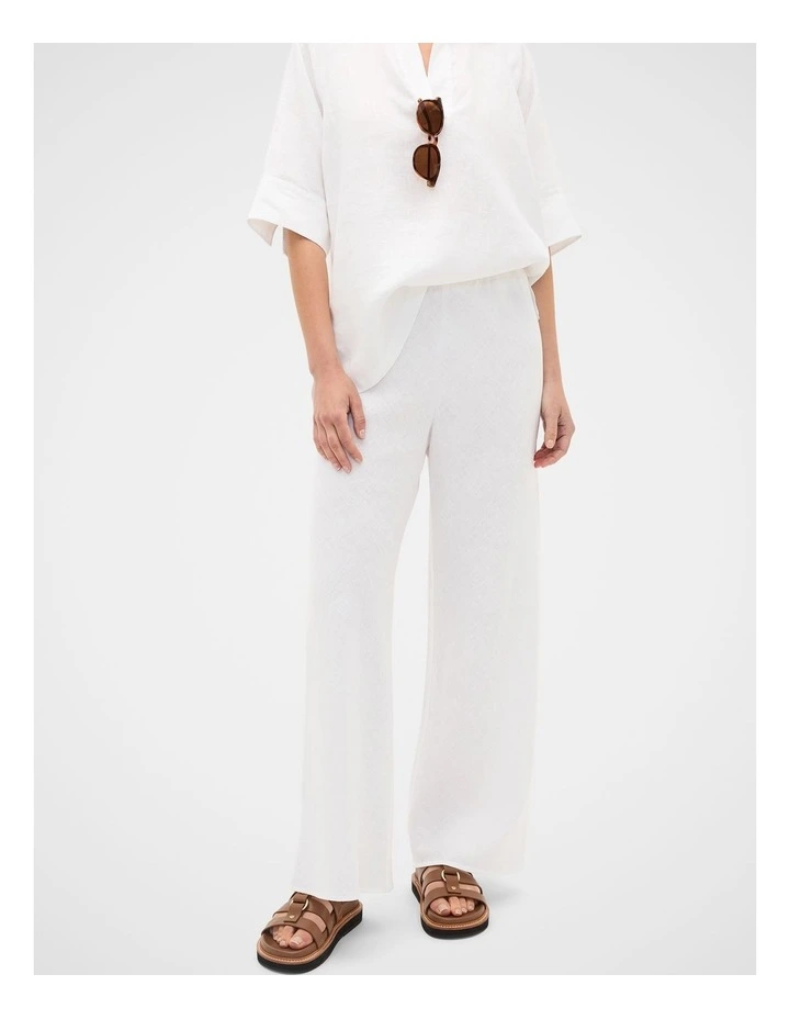 Core Linen Easy Wide Leg Pant image 3