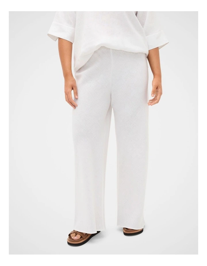 Core Linen Easy Wide Leg Pant image 6