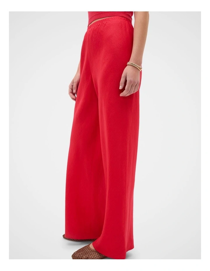 Core Linen Easy Wide Leg Pant image 2
